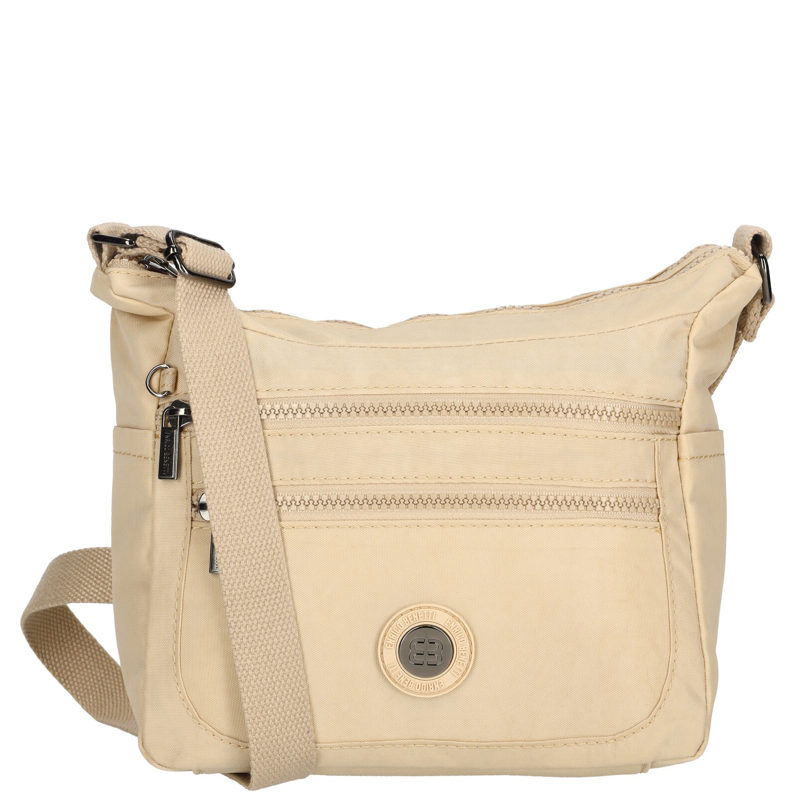 Dámská taška na rameno Crinkle Enrico Benetti - béžová