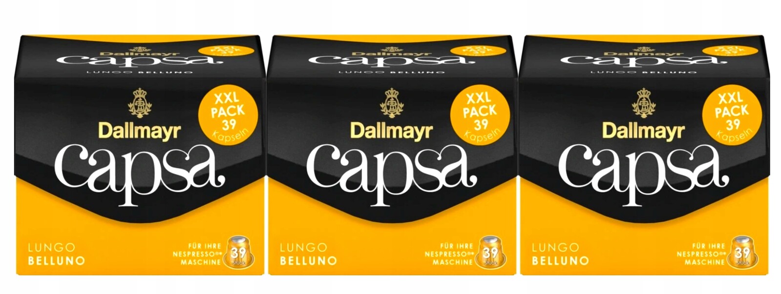 Kapsle pro Nespresso Dallmayr Sada 195 ks 5x39ks