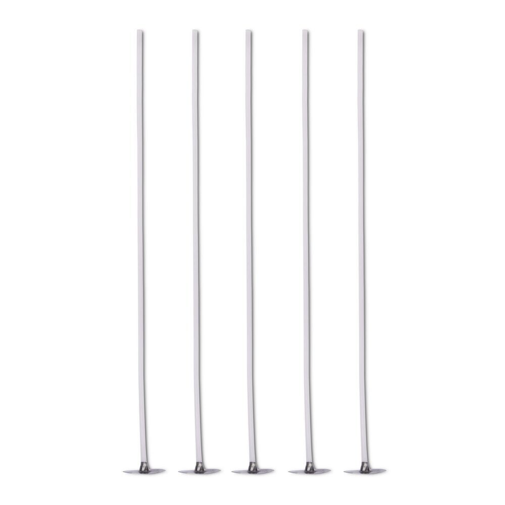 Manumi knoty 15 cm s držákem impregnované pro všechny druhy vosků do svíček ø3-4 cm ploché splétané - 25 ks