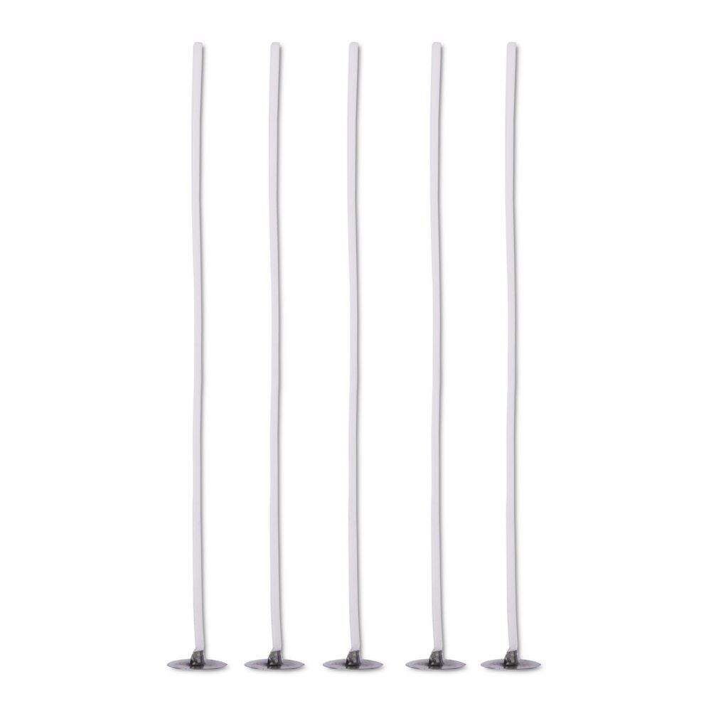 Manumi knoty 15 cm s držákem impregnované pro všechny druhy vosků do svíček ø4-6 cm ploché splétané - 25 ks