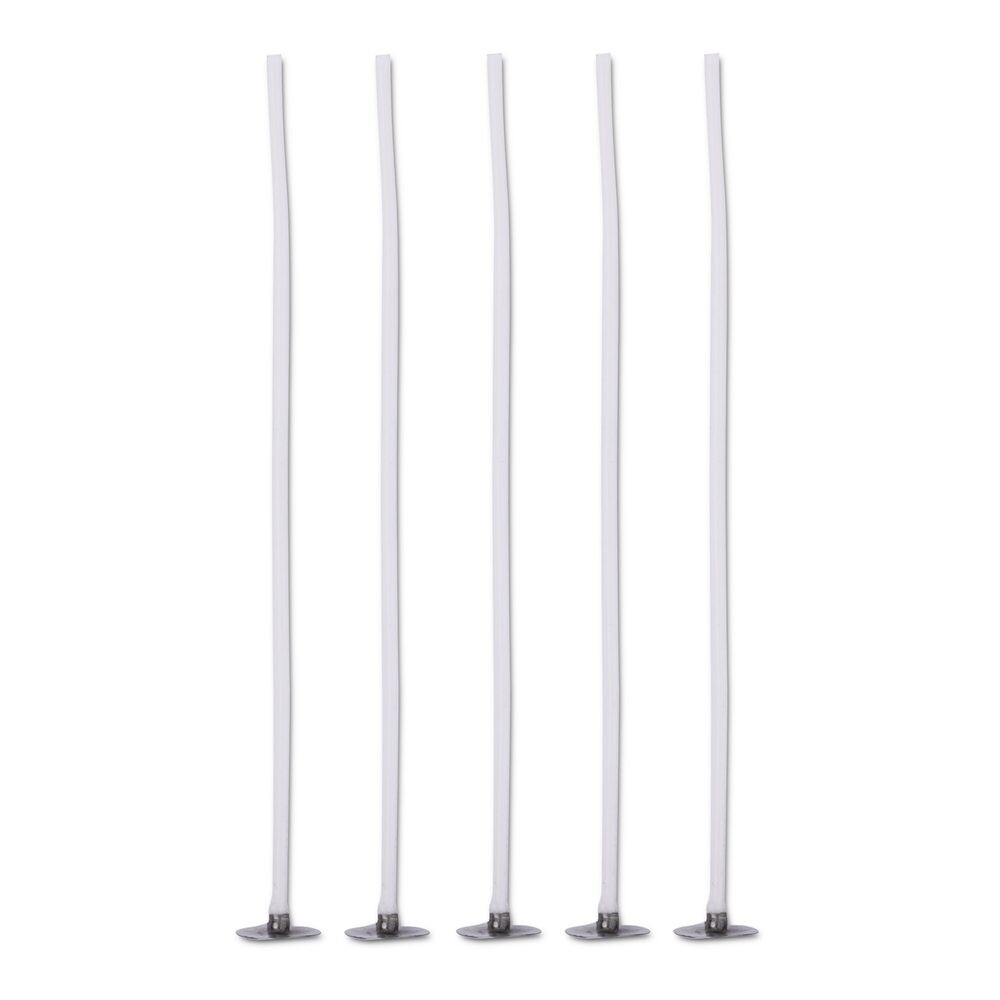 Manumi knoty 15 cm s držákem impregnované pro všechny druhy vosků do svíček ø6-8 cm ploché splétané - 25 ks