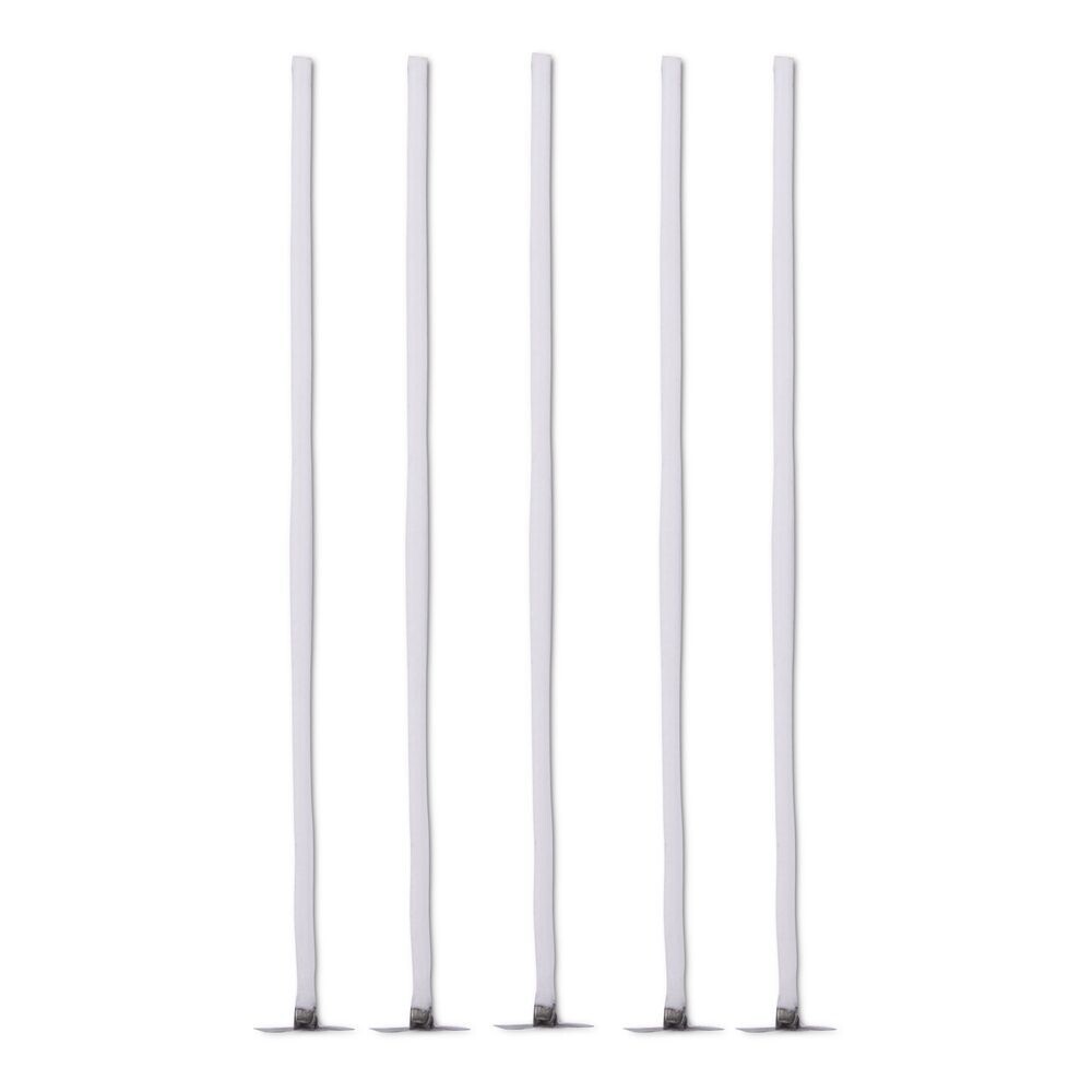 Manumi knoty 15 cm s držákem impregnované pro všechny druhy vosků do svíček ø8-10 cm ploché splétané - 25 ks