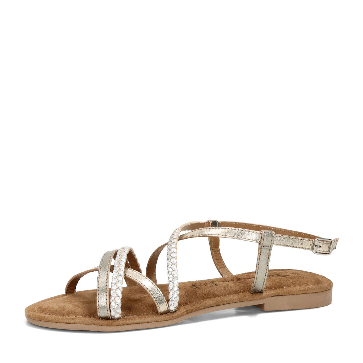 Tamaris dámské stylové sandály - zlaté - 36