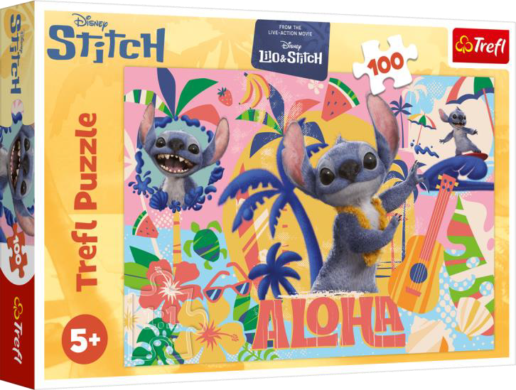 Puzzle Stitch a přátelé v akci 100 dílků - Trefl