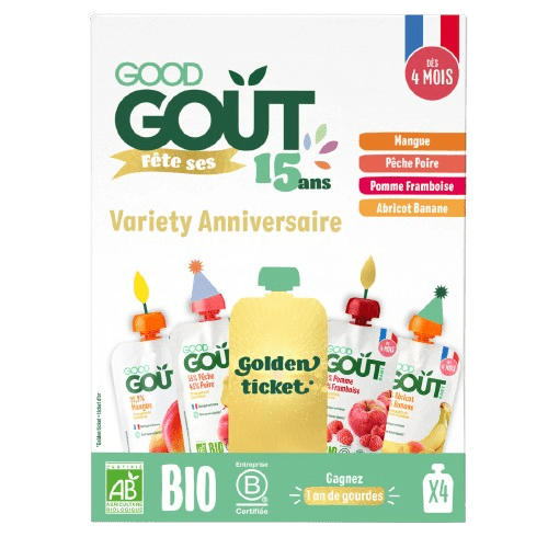 GOOD GOÛT BIO Ovocný Jackpot 4 x 120 g