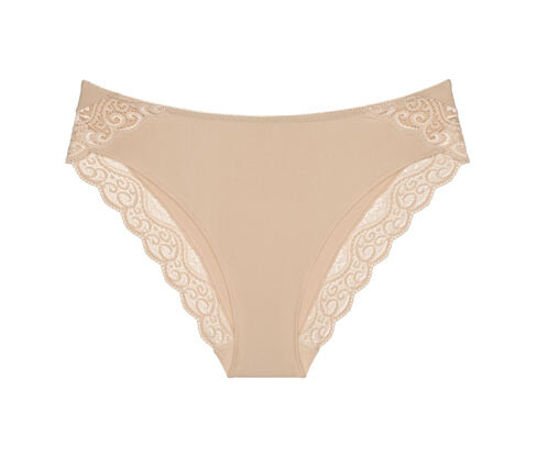 Tchibo - Kalhotky tai Triumph Amourette - pro ženy - vel. 38 - barva: béžová