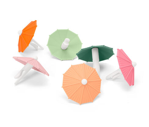 Tchibo - Značky na sklenice - barva: zelená