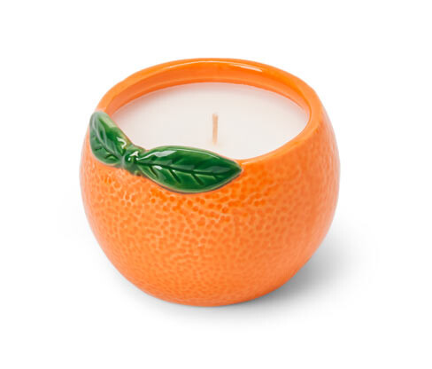 Tchibo - Svíčka citronella - barva: oranžová