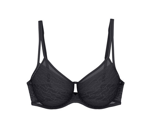 Tchibo - Zmenšující podprsenka Triumph Signature Sheer - pro ženy - vel. 80D - barva: černá