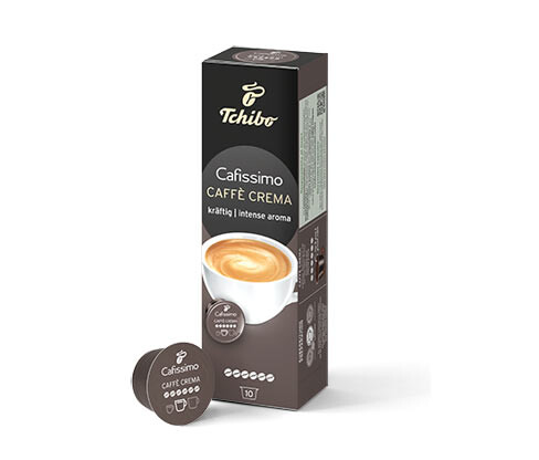 Tchibo - Caffè Crema silná - Intenzita: 6/6