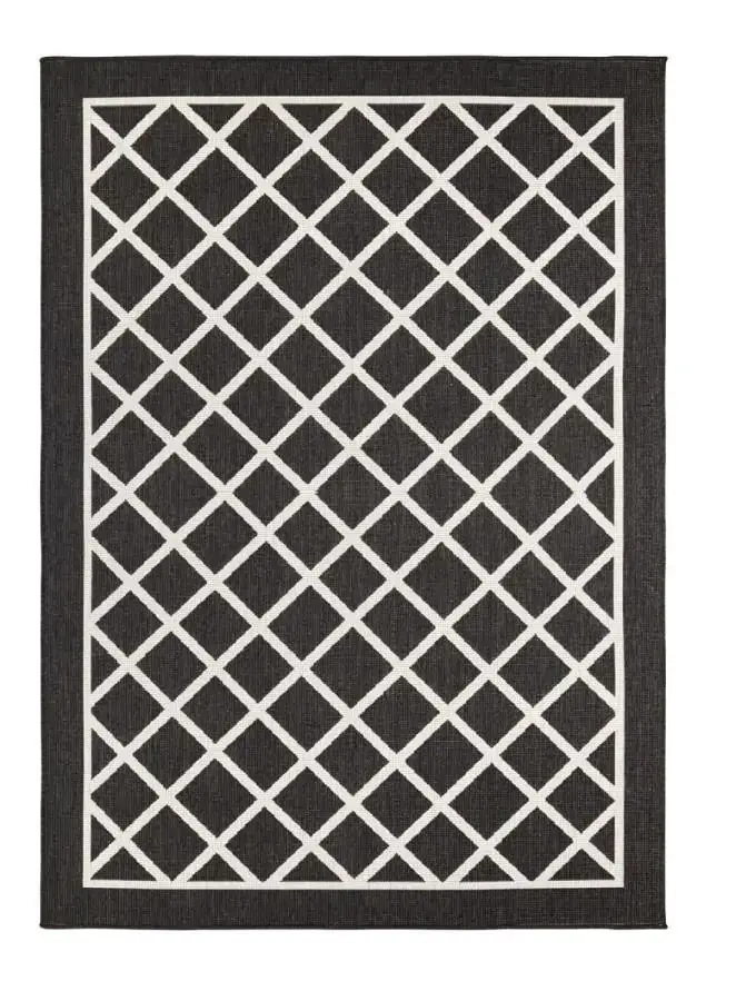 NORTHRUGS - Hanse Home koberce Kusový koberec Twin Supreme 103425 Sydney black creme 160x230 cm