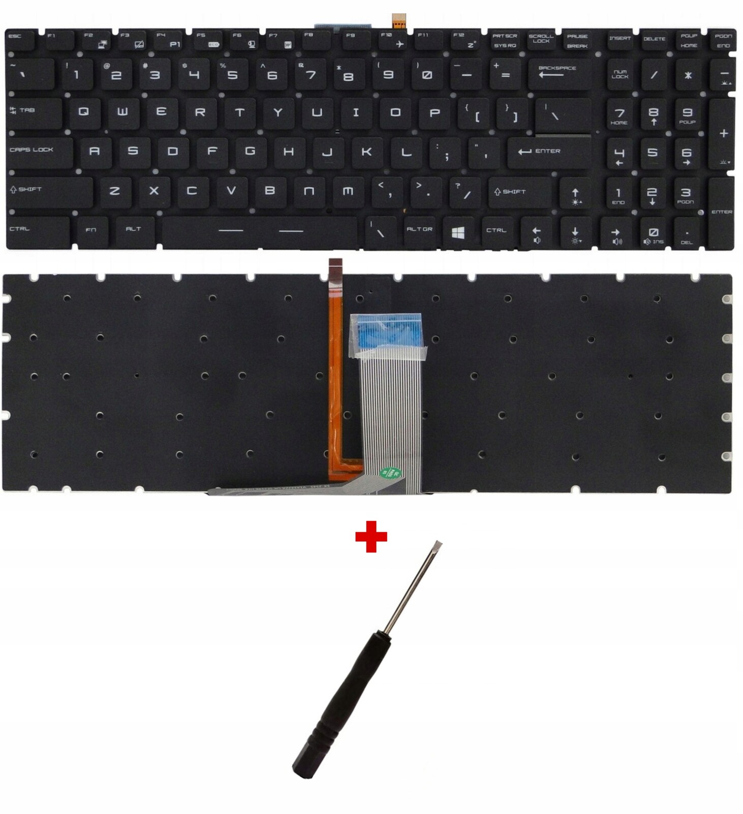 Klávesnice Msi CX62 GE62 GE72 GP72 GP62 GP63 GL62 GL72 GS70 GT72 WS60 Led