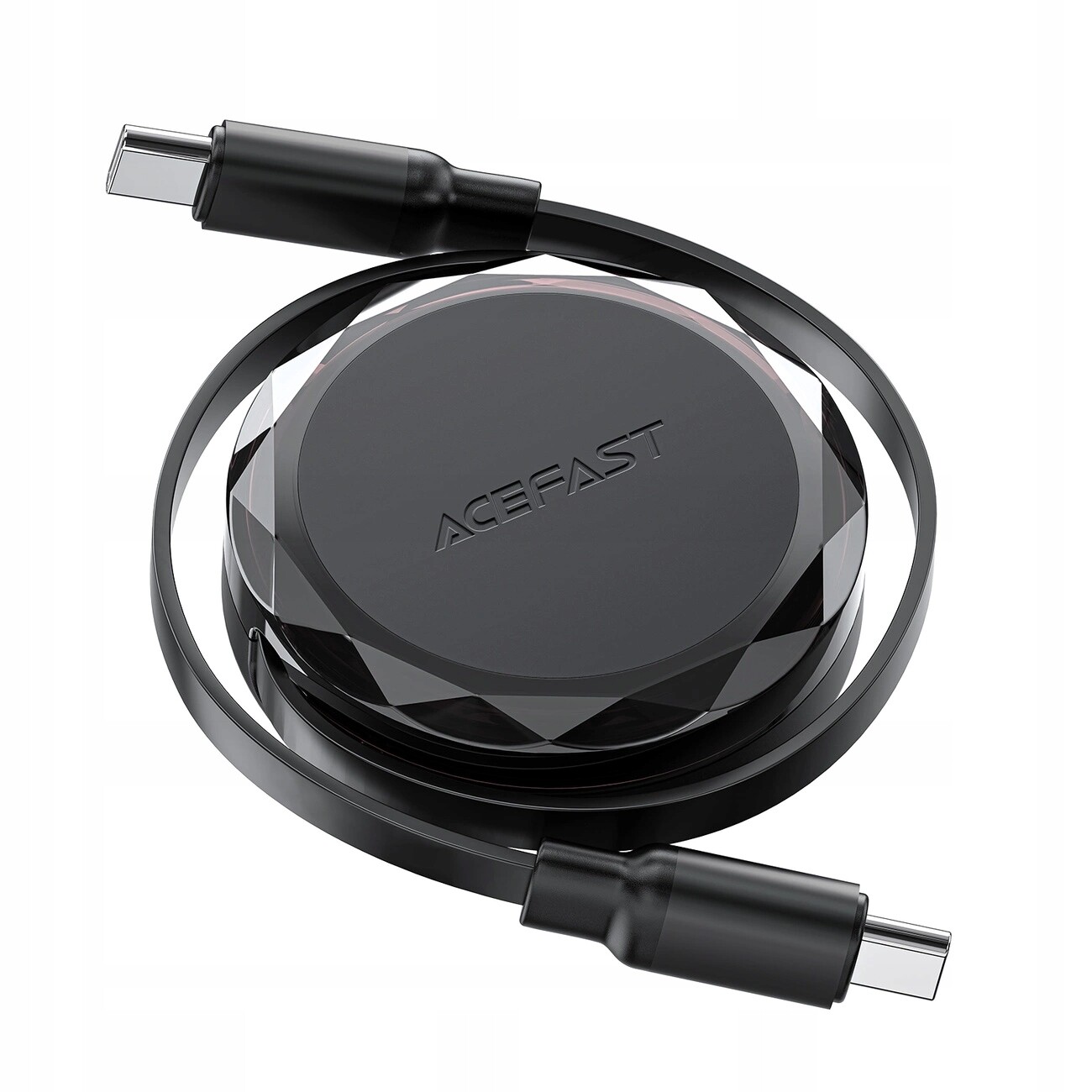 Kabel Acefast C13-03 Usb-c Usb-c 60W svinovací černý