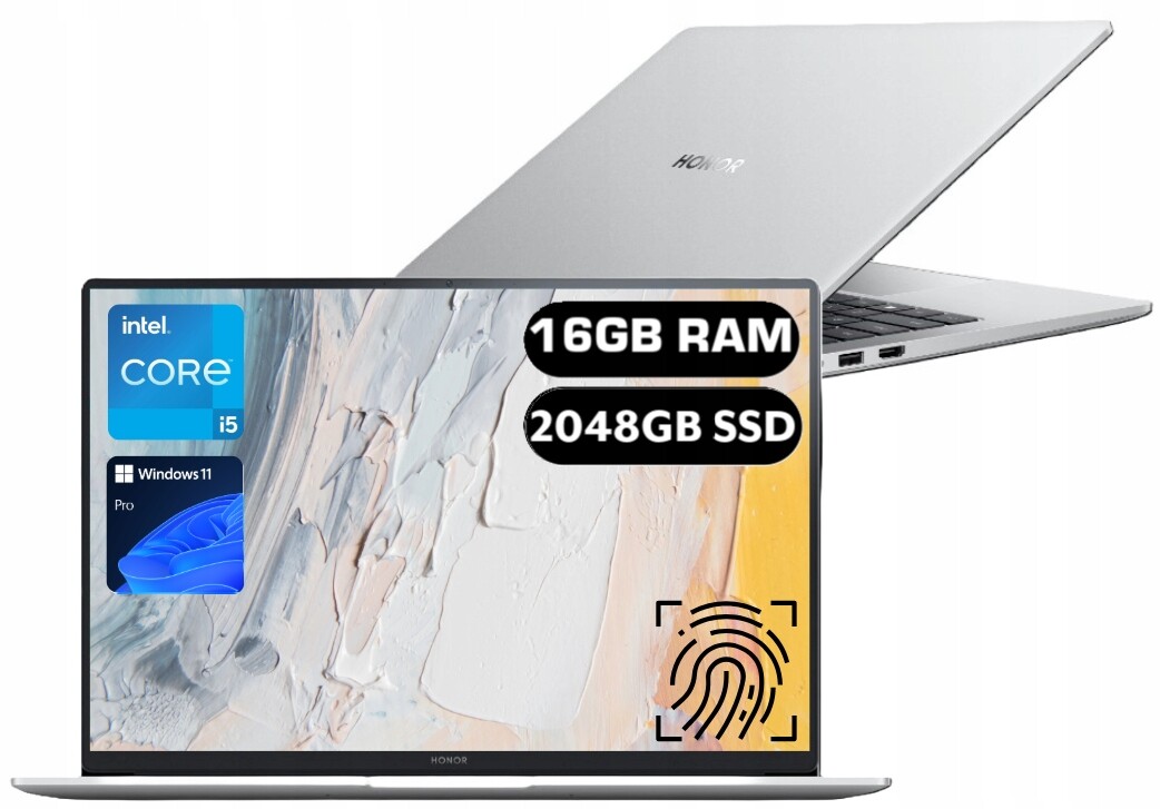 Notebook Honor MagicBook X16 Pro i5 16GB 2TB Fhd+ 100% sRGB W11 Čtečka linek