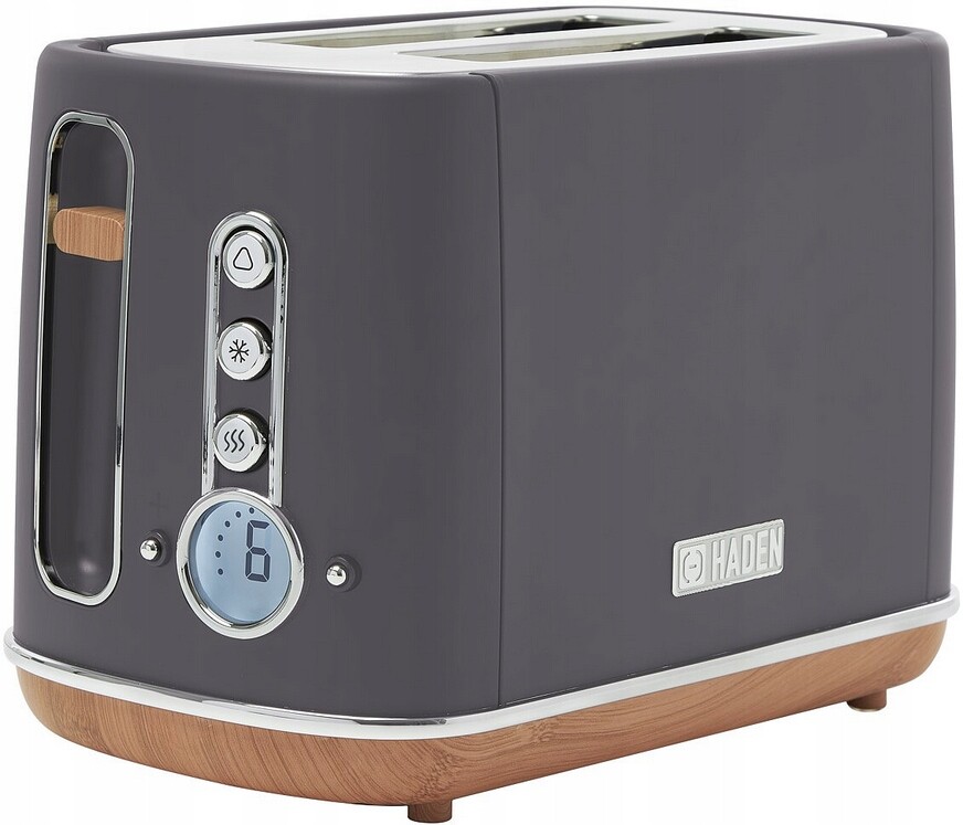 Toustovač Haden Dorchester HAD209313 || Šedý 815 W 2 tousty Rozmrazování