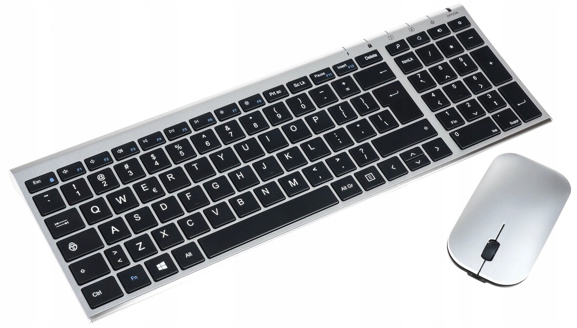 Bezdrátová klávesnice Premium Slim HW193 a myš MW158 2.4GHz Usb
