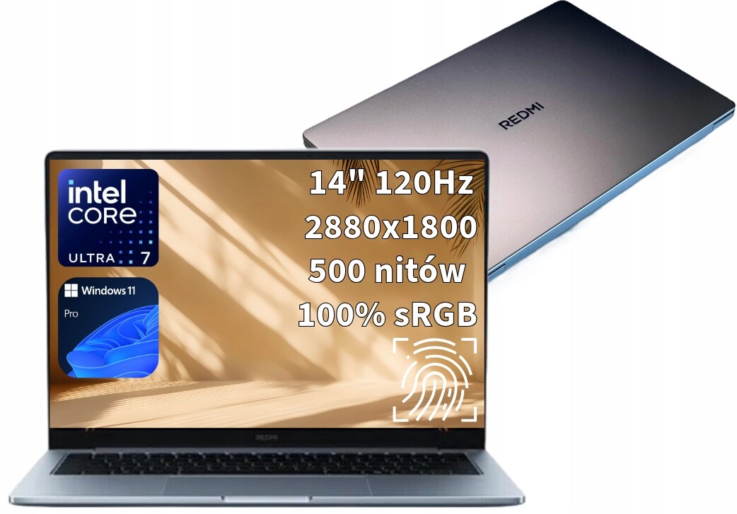 Xiaomi RedmiBook 14 Pro 2025 Ultra 7 255H 16x5,1GHz 32G 2TB 2.8K W11 Pro