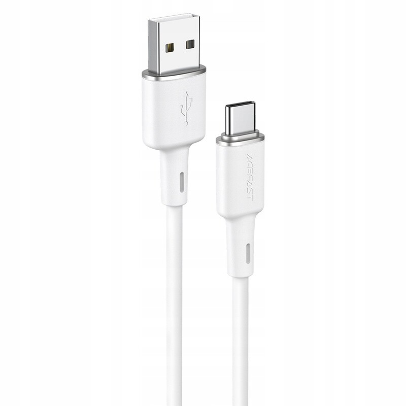 Acefast Usb kabel Usb Typ C 1,2m, 3A bílý (C2-04 white)