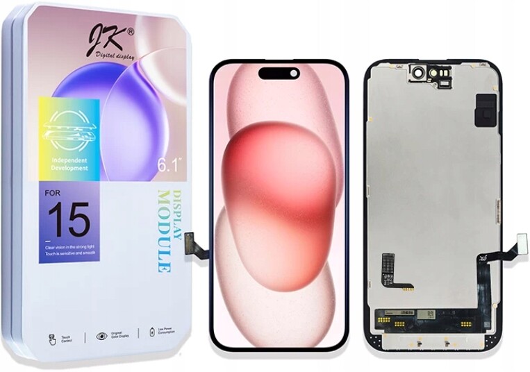 Nový LCD Dotykový Displej Pro Apple iPhone 15 In-cell Fhd Jk