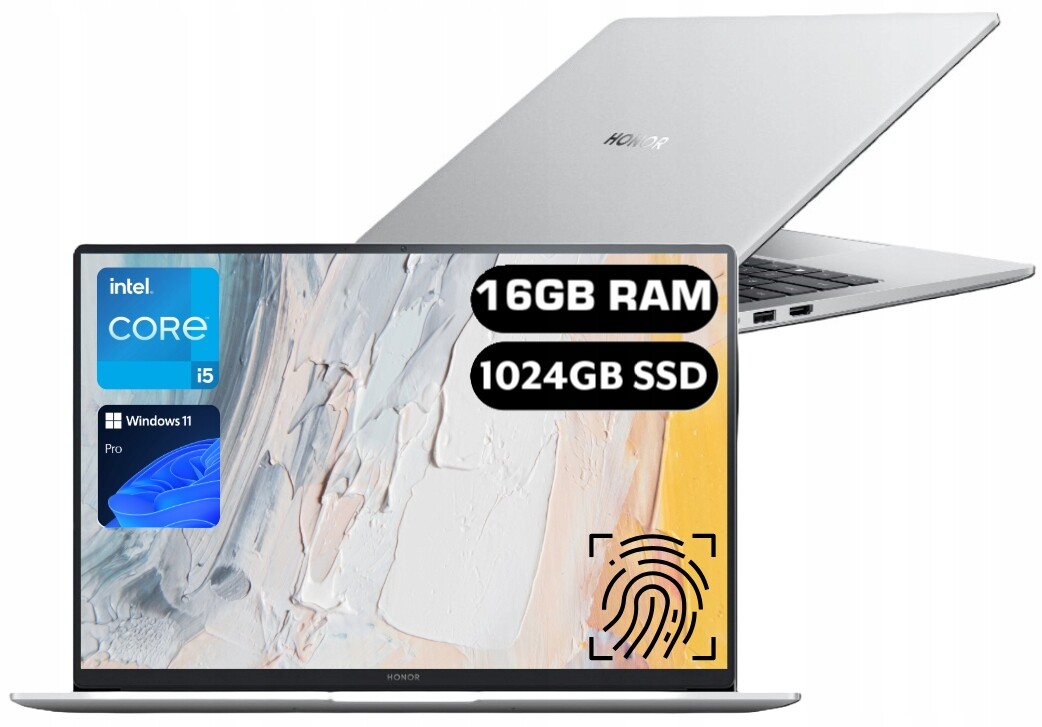 Notebook Honor MagicBook X16 Pro i5 16GB 1TB Fhd+ 100%sRGB W11 Čtečka linek