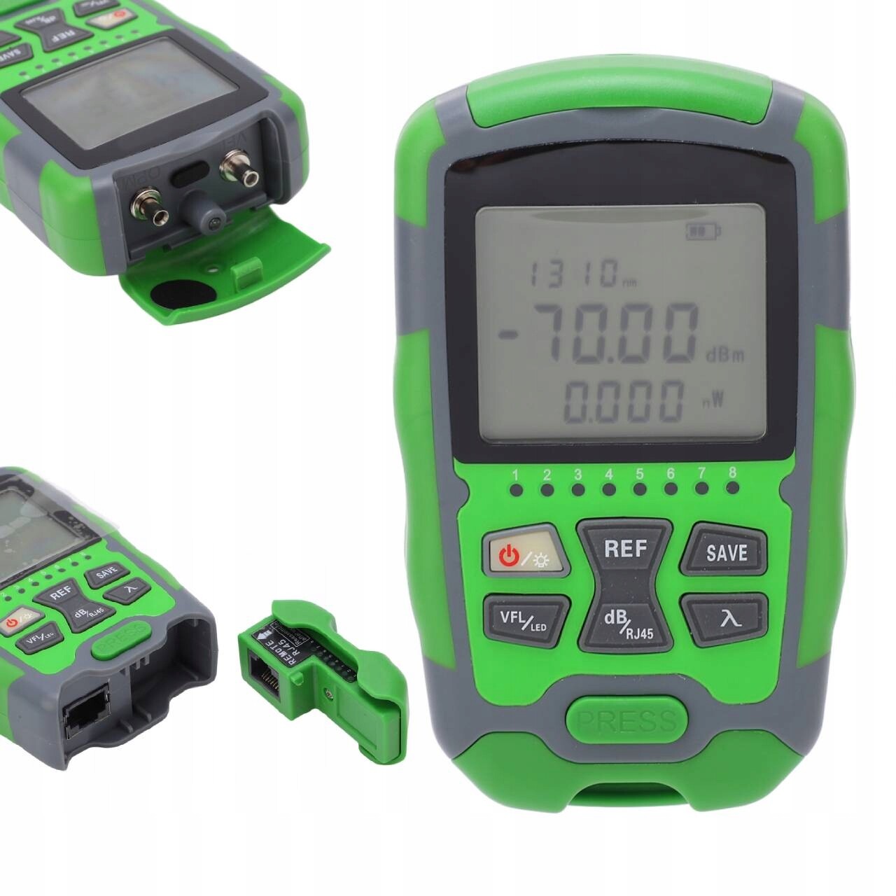 4V1 Mini Optický Měřič Výkonu Tester Lan Svítilna