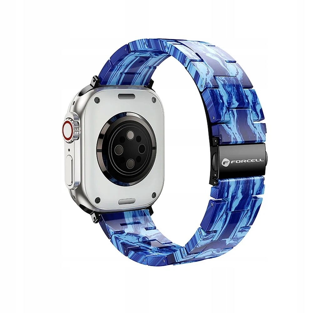 Pásek pro Apple Watch Forcell F-Design FA04 s pryskyřičným mramorovým zapínáním 38