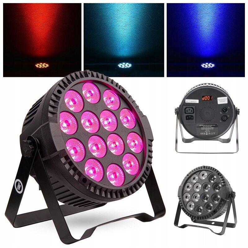 Reflektor Projektor Diskotékový Kolorofon Par Led Lampa Party Disco Rgbw