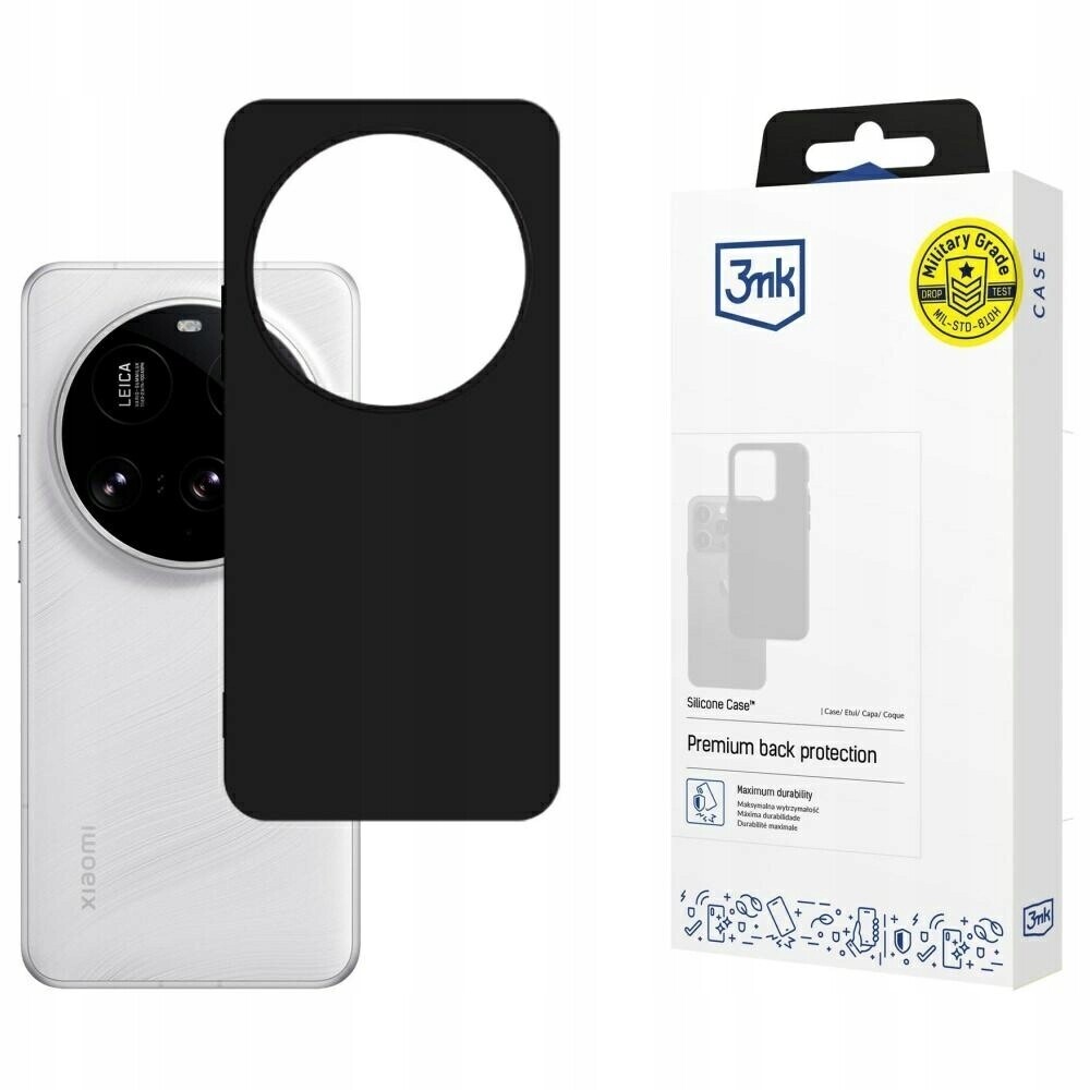 Pouzdro 3MK Silicone Case pro Xiaomi 15 Ultra, černé