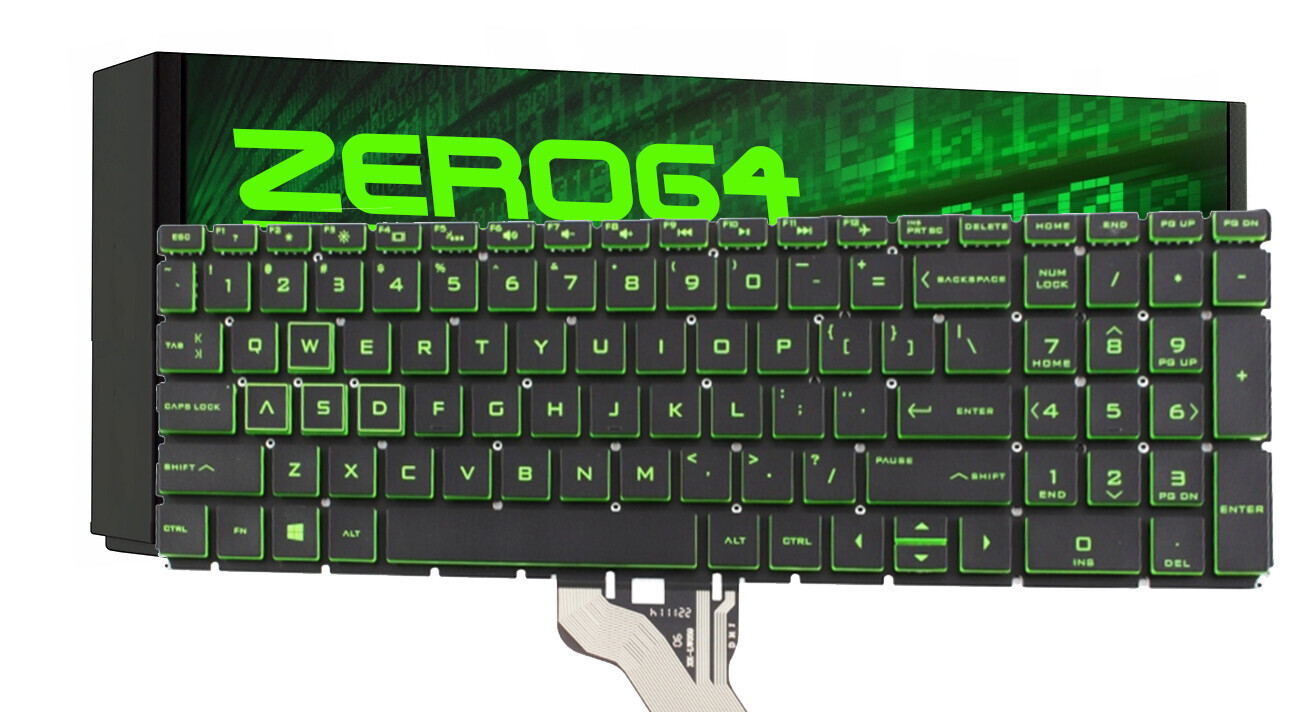 Klávesnice Pro Hp 16-a0007nw 16-a0011nw 16-a0038nw 16-a0040nw Led zelená