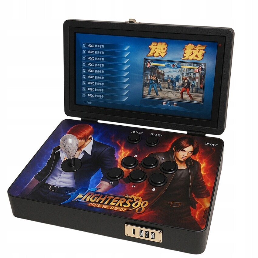 3D Pandora Plus 14palcová herní konzole Arcade s vestavěnými herními kufry