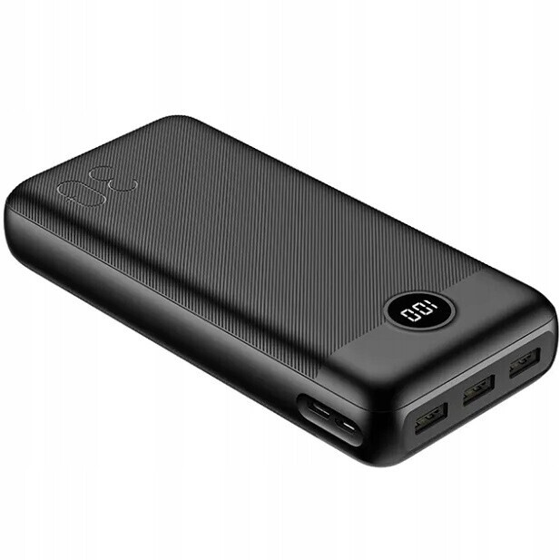 Prostorná výkonná powerbanka Rychlé nabíjení 20 W 30000 mAh Usb-c Usb-a Pd QC3.0