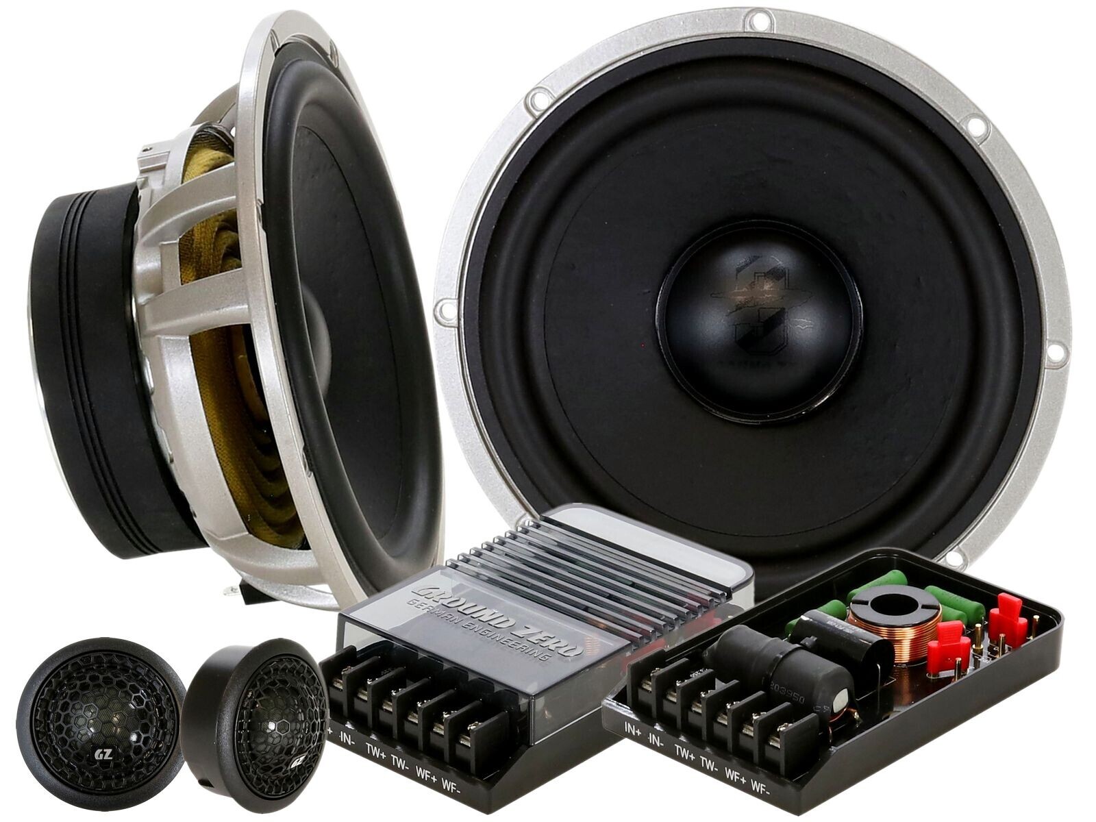 Ground Zero Gzhc 165.2 2-pásmový reproduktorový set Sound Quality 165 mm