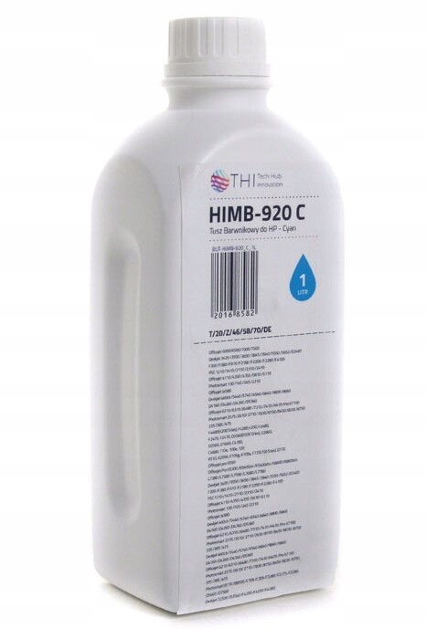 Láhev Cyan Hp 1L Barvicí inkoust (Dye) Ink-mate HIMB920
