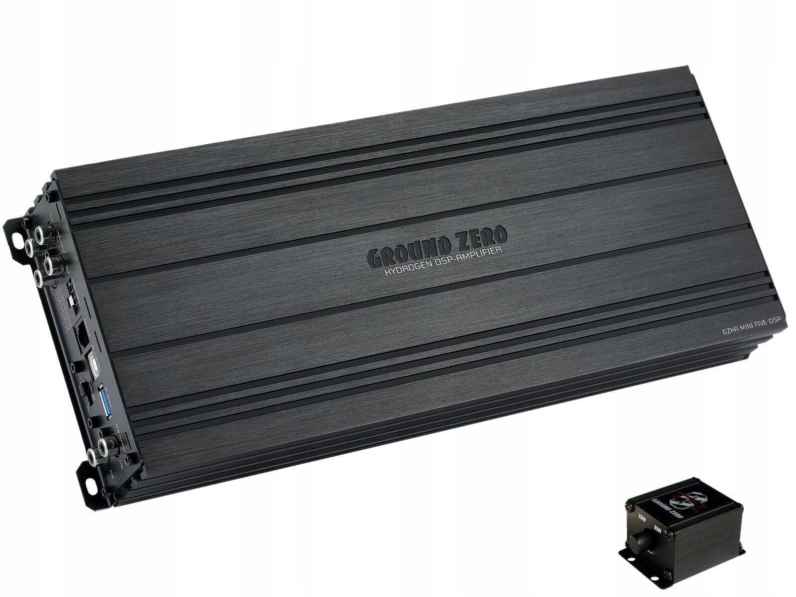 Ground Zero Gzha Mini Five-dsp 5-kanálový zesilovač 4x75-125W, 1x190-500W