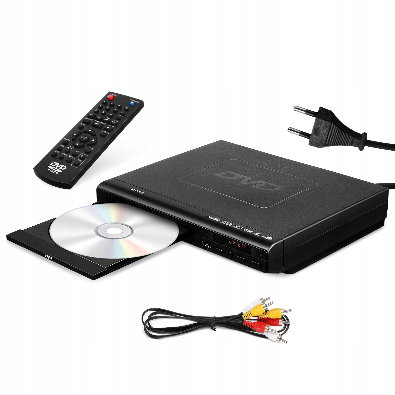 DVD Přehrávač CD Přenosný Přehrávač Hdmi Eu Usb MP3+DÁLKOVÉ Ovládání