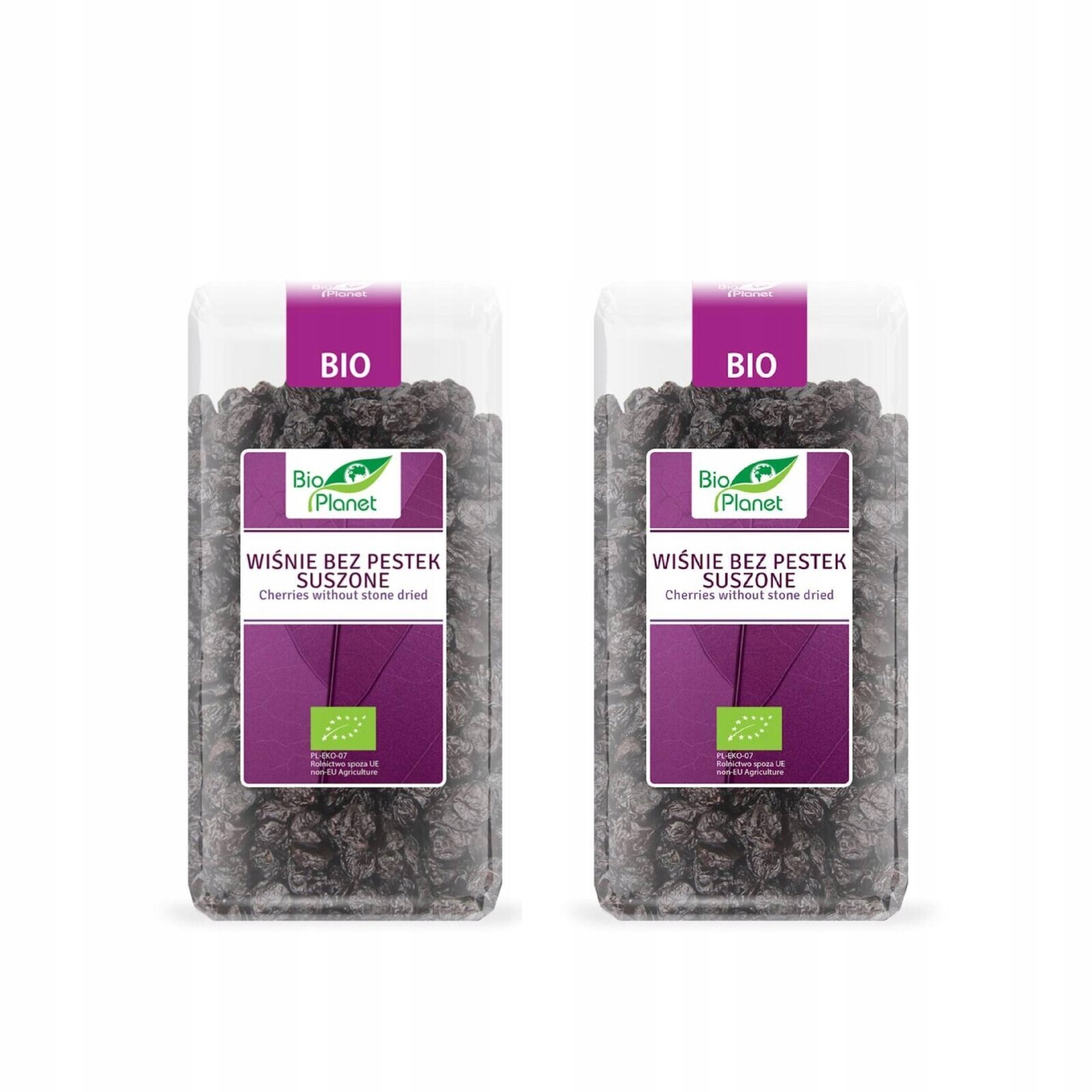 2x Sušené Višně Bio 400 g ekologické třešně slunce zdravá svačinka Bio