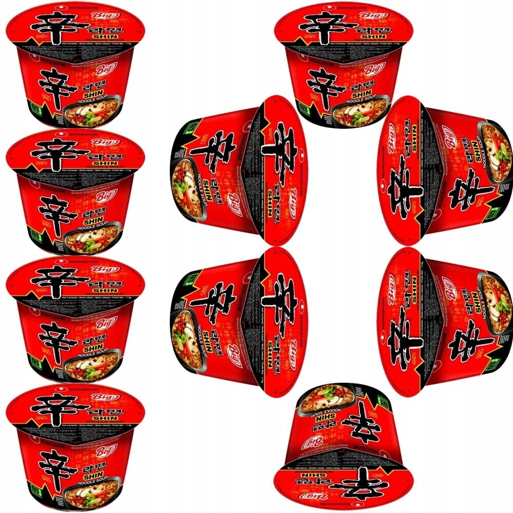 20x Korejská instantní polévka Shin Ramyun Hrnek 114 g Nong Shim