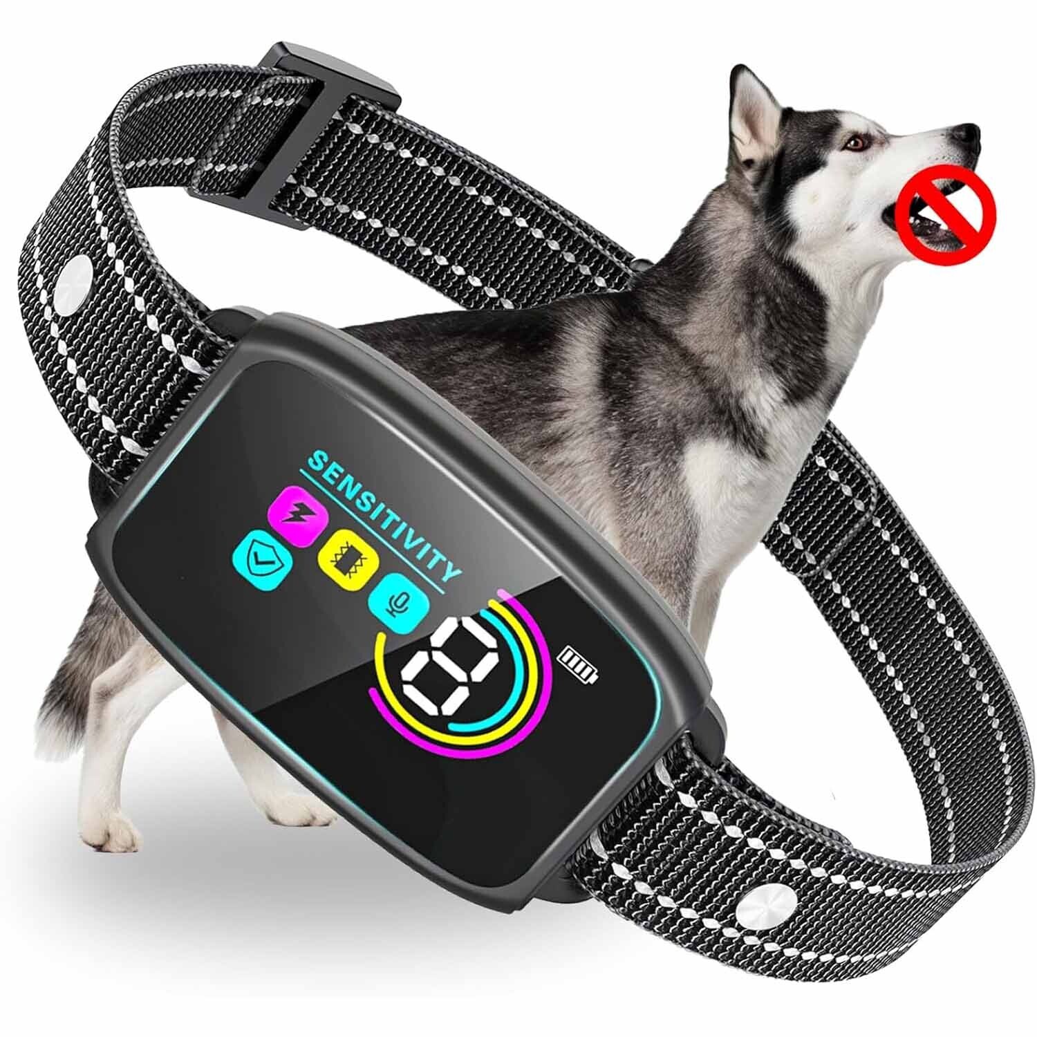 Elektrický Protištěkací Výcvikový Obojek Pro Psy Pro Výcvik Pastýřů