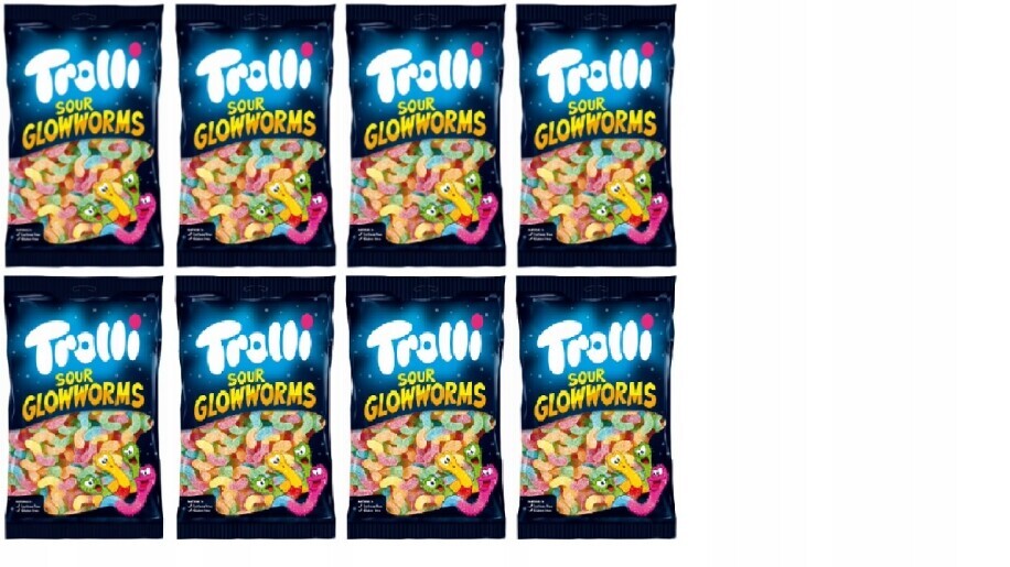 Trolli Sour Glowworms Světlušky 1kg