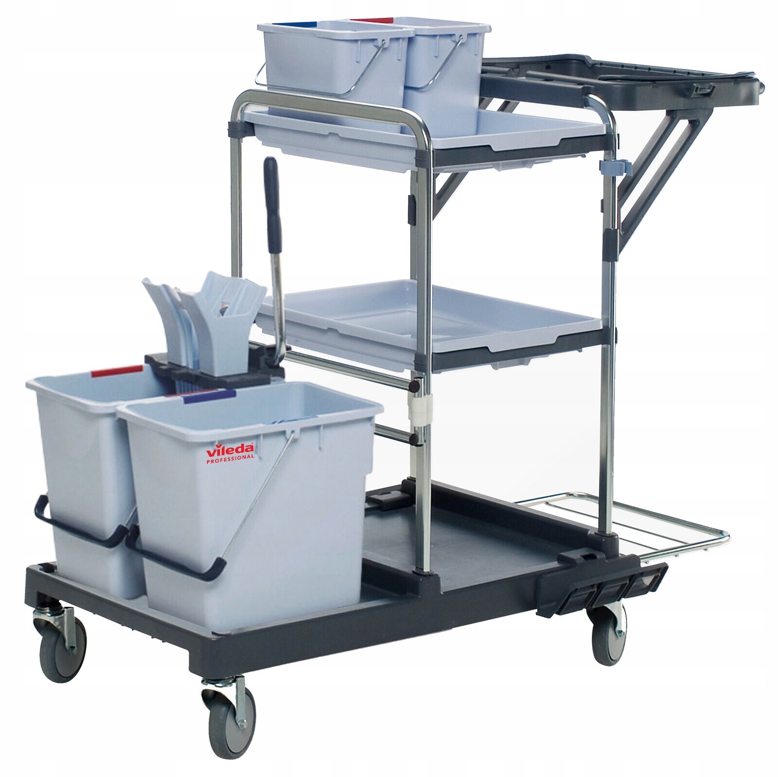 Sada Na Úklid Mytí Kočárků 4x Kbelíky 2x Podnos Vileda Pro Origo 100 Fx