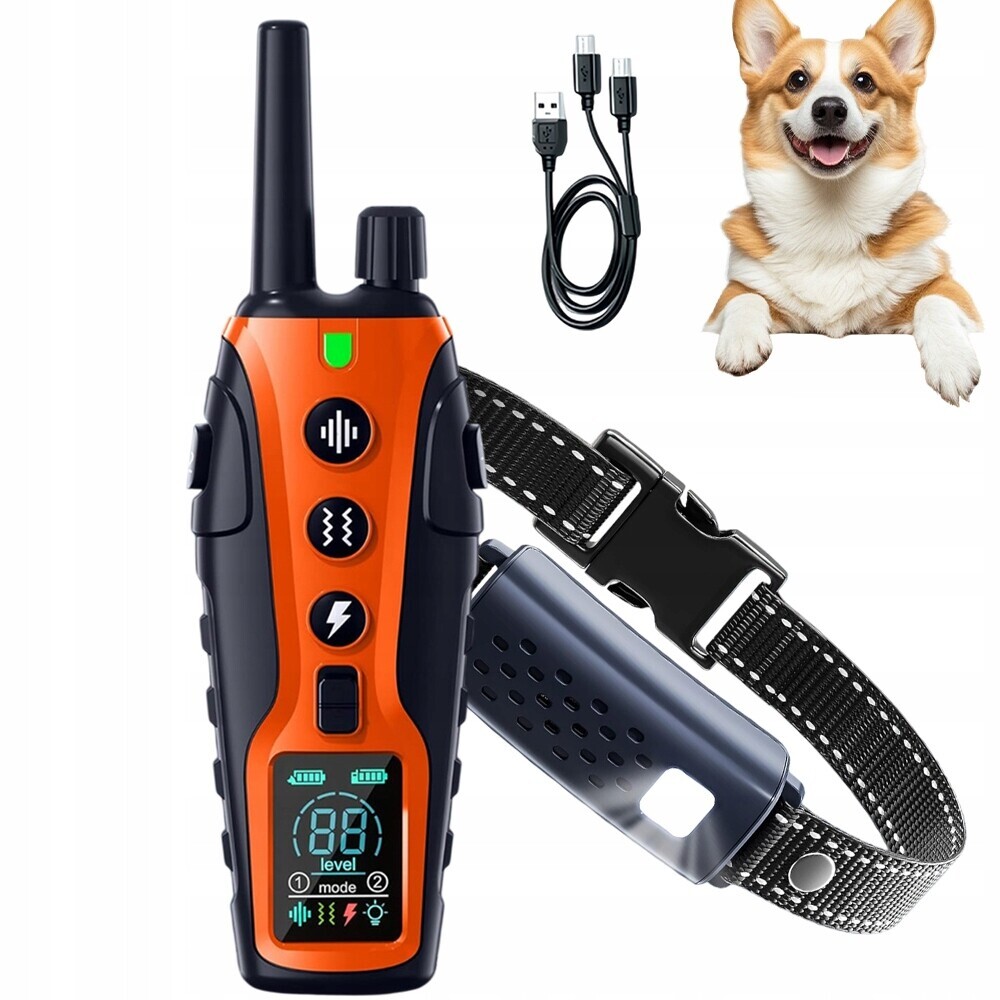 Elektrický Výcvikový Obojek Pro Psa, Trenažér, Zvuk A Vibrace, Účinný
