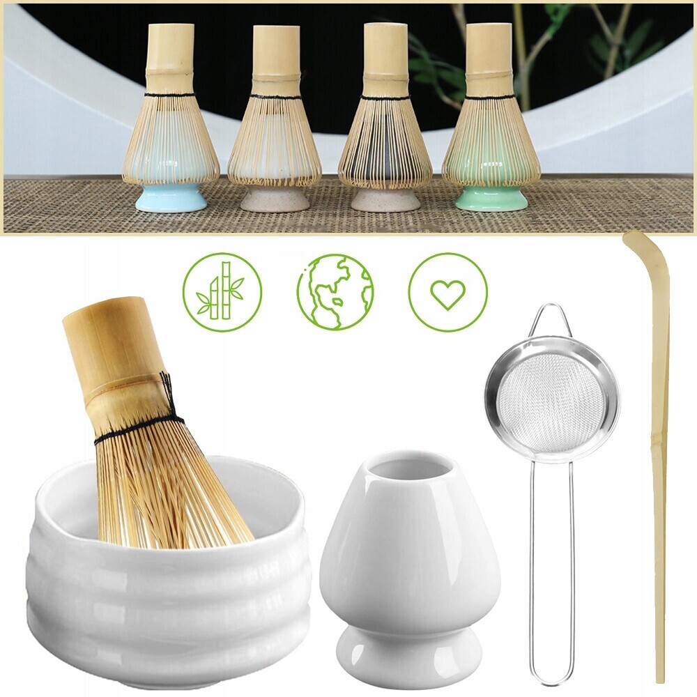 5 Ks Ručně Vyrobený Set Pro Obřad Matcha Matcha Čajový Set