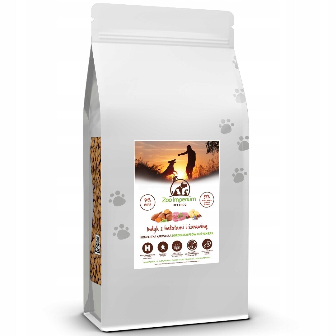 Suché Krmivo pro psy Zoo Imperium Krůta Velké batáty pro velké psy 2 kg