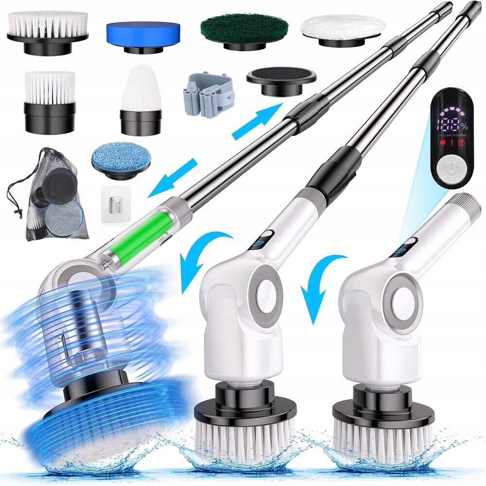 LCD Rotační Elektrický Čisticí Mop 9V1 Do Domácnosti S Autem