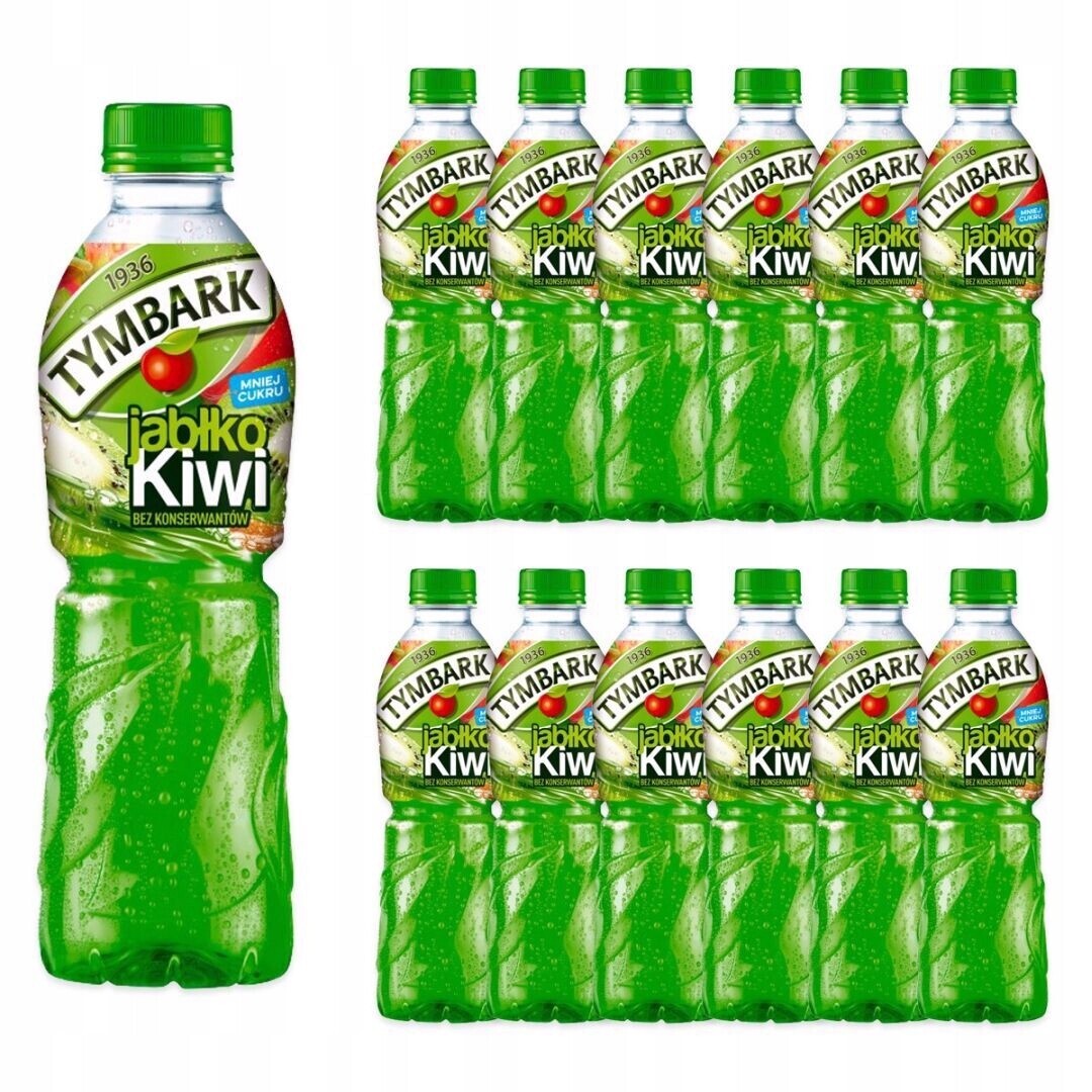 Tymbark Nápoj jablko kiwi 500 ml x 12 kusů