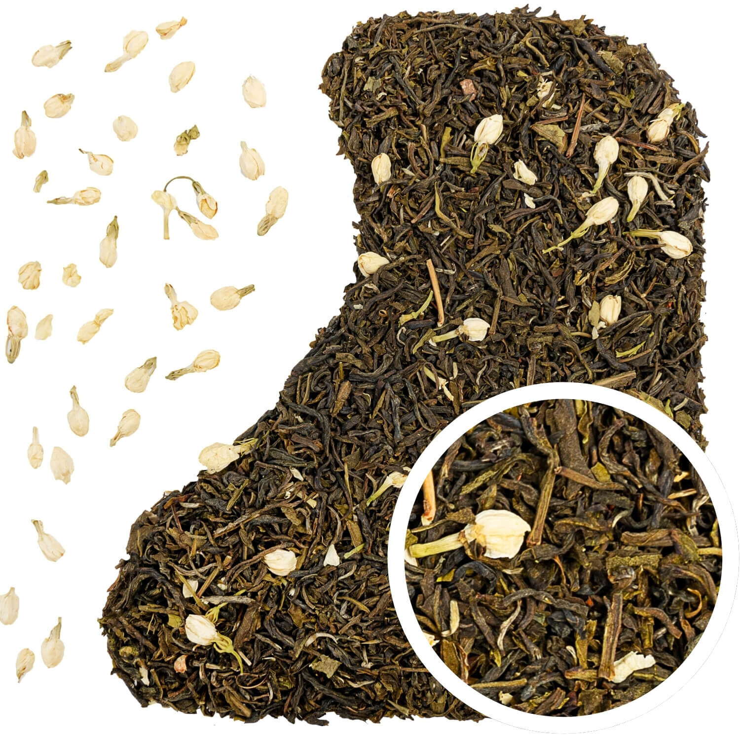 Čaj zelený čaj Yunnan 1 kg Yunnan S Přírodním Jasmínem