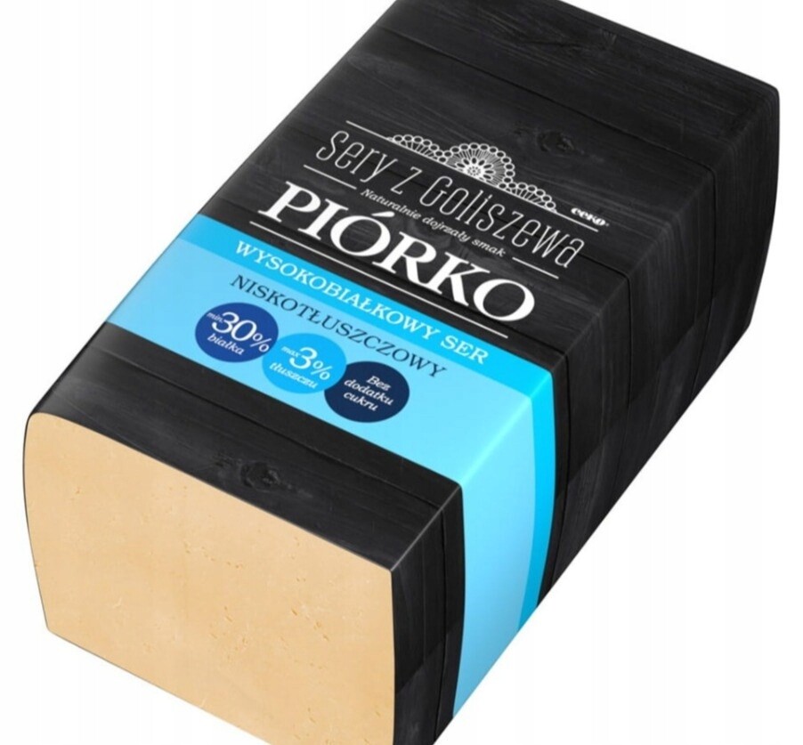 Žlutý Sýr Pírko Z Goliszeva Nízkotučný 2,5 kg Celý Blok