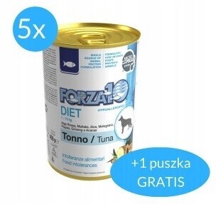 Forza10 Tuňáková dieta pro psa 5x400 g 400 g Bonus