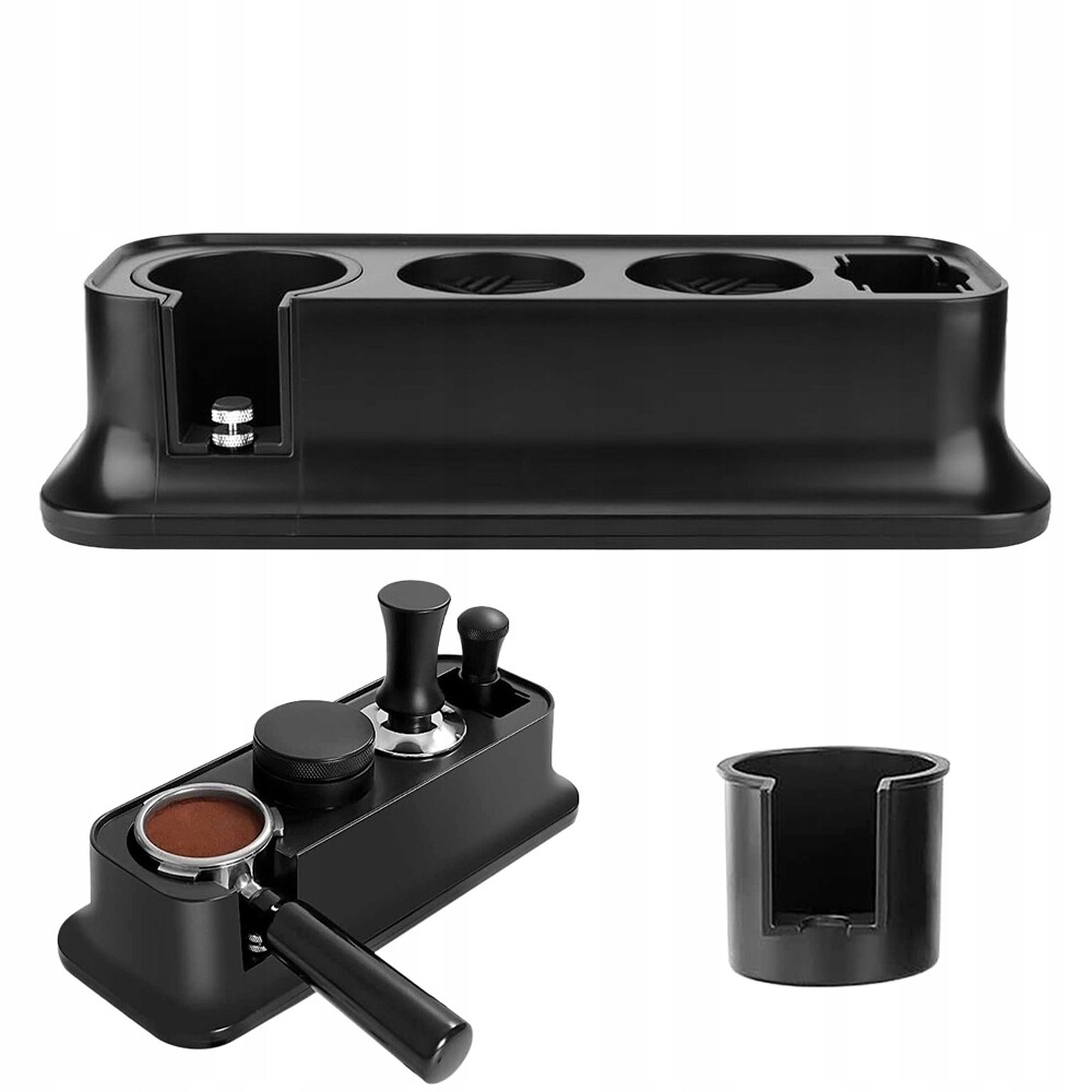 Tamper na kávu 51-58 mm s podložkou a držákem, sada 4v1