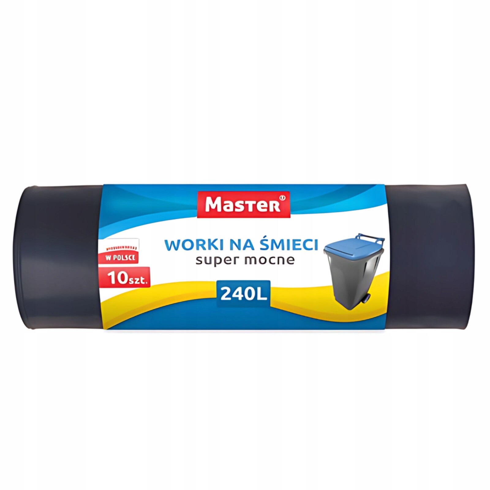 Master Pytle Na Odpadky 240 L Černé Silné Fólie Ldpe 10 Kusů